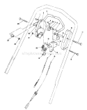 Traction Control Assembly Diagram and Parts List for 20210 2000001-2999999 - 1992 Toro Lawn Mower