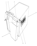 Grass Bag Assembly Diagram and Parts List for 20213 1000001-1999999 - 1991 Toro Lawn Mower