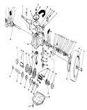 Gear Case Assembly Diagram and Parts List for 20214 2000001-2999999 - 1992 Toro Lawn Mower