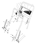 Part Location Diagram of 49-4237 Toro Handle-Upper