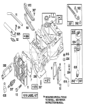 Engine Diagram and Parts List for 20214 2000001-2999999 - 1992 Toro Lawn Mower