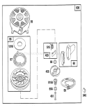 Page F Diagram and Parts List for 20214 2000001-2999999 - 1992 Toro Lawn Mower