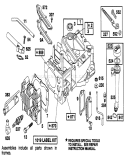Engine Diagram and Parts List for 20215 1000001-1999999 - 1991 Toro Lawn Mower