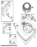 Page H Diagram and Parts List for 20215 1000001-1999999 - 1991 Toro Lawn Mower