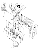Gear Case Assembly Diagram and Parts List for 20216 1000001-1999999 - 1991 Toro Lawn Mower