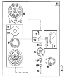 Page F Diagram and Parts List for 20216 1000001-1999999 - 1991 Toro Lawn Mower