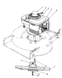 Engine Assembly Diagram and Parts List for 20217 1000001-1999999 - 1991 Toro Lawn Mower