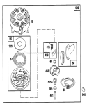 Page F Diagram and Parts List for 20217 1000001-1999999 - 1991 Toro Lawn Mower