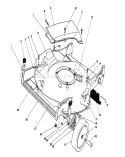 Housing Assembly Diagram and Parts List for 20217 2000001-2999999 - 1992 Toro Lawn Mower