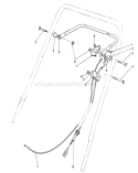 Traction Control Assembly Diagram and Parts List for 20218 2000001-2999999 - 1992 Toro Lawn Mower