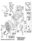 Engine Diagram and Parts List for 20218 2000001-2999999 - 1992 Toro Lawn Mower