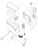 Air Cleaner & Fuel Tank Diagram and Parts List for 20219 1000001-1999999 - 1991 Toro Lawn Mower