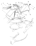 Recycler Bagging Kit Diagram and Parts List for 20219 1000001-1999999 - 1991 Toro Lawn Mower