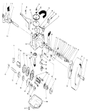 Gear Case Assembly Diagram and Parts List for 20219 1000001-1999999 - 1991 Toro Lawn Mower