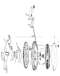 Rewind Starter No. 590450a Diagram and Parts List for 17601 9000001-9999999 - 1969 Toro Lawn Mower
