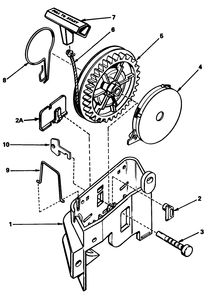 Starter No. 590531 Diagram and Parts List for 20788 9000001 - 9999999 Toro Lawn Mower