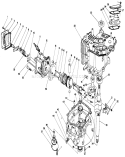 Engine Diagram and Parts List for 20320 2000001-2999999 - 1992 Toro Lawn Mower