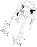 Handle Assembly Diagram and Parts List for 20320 2000001-2999999 - 1992 Toro Lawn Mower