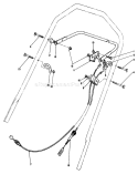 Traction Control Assembly Diagram and Parts List for 20321 2000001-2999999 - 1992 Toro Lawn Mower