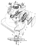 Engine Assembly Diagram and Parts List for 20321 2000001-2999999 - 1992 Toro Lawn Mower