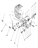 Governor Assembly Diagram and Parts List for 20321 2000001-2999999 - 1992 Toro Lawn Mower