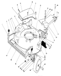 Housing Assembly Diagram and Parts List for 20322 2000001-2999999 - 1992 Toro Lawn Mower
