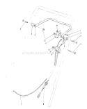 Traction Control Assembly Diagram and Parts List for 20322 2000001-2999999 - 1992 Toro Lawn Mower