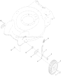 Front Wheel and Height-of-Cut Assembly Diagram and Parts List for 20323 310000001-310999999 - 2010 Toro Lawn Mower