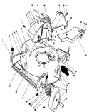 Housing Assembly Diagram and Parts List for 20324 2000001-2999999 - 1992 Toro Lawn Mower
