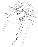 Traction Control Assembly Diagram and Parts List for 20324 2000001-2999999 - 1992 Toro Lawn Mower