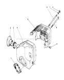 Muffler Assembly Diagram and Parts List for 20326 2000001-2999999 - 1992 Toro Lawn Mower