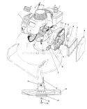 Engine Assembly Diagram and Parts List for 20326 2000001-2999999 - 1992 Toro Lawn Mower