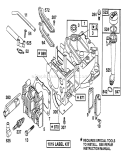 Engine Diagram and Parts List for 20327B 2000001-2999999 - 1992 Toro Lawn Mower