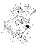 Housing Assembly Diagram and Parts List for 20328B 2000001-2999999 - 1992 Toro Lawn Mower