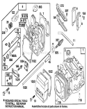Engine Diagram and Parts List for 20328B 2000001-2999999 - 1992 Toro Lawn Mower