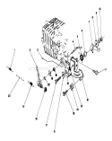 Governor Assembly Diagram and Parts List for 20329 2000001-2999999 - 1992 Toro Lawn Mower