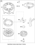 Rewind Starter Diagram and Parts List for 20331C 290000001-290999999 - 2009 Toro Lawn Mower