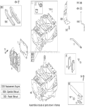 Cylinder and Cylinder Head Assembly Diagram and Parts List for 20331 290000001-290999999 - 2009 Toro Lawn Mower