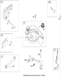 Muffler and Fuel Tank Diagram and Parts List for 20112 280000001-280999999 - 2008 Toro Lawn Mower