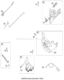 Governor Assembly Diagram and Parts List for 20065 280072442-280999999 - 2008 Toro Lawn Mower