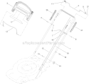 Part Location Diagram of 115-8435 Toro Traction Cable