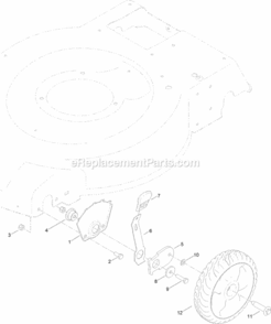 Front_Wheel_And_Height-Of-Cut_Assembly Diagram and Parts List for 20332 314200001 - 314999999 Toro Lawn Mower