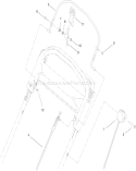 Part Location Diagram of 115-8439 Toro Brake Cable