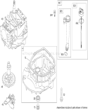 Crankcase Assembly Diagram and Parts List for 20113 290000001-290999999 - 2009 Toro Lawn Mower