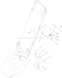 Electrical Assembly Diagram and Parts List for 20334C 310000001-310999999 - 2010 Toro Lawn Mower