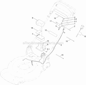 Electrical_Assembly Diagram and Parts List for 20334C 313000001 - 313999999 Toro Lawn Mower