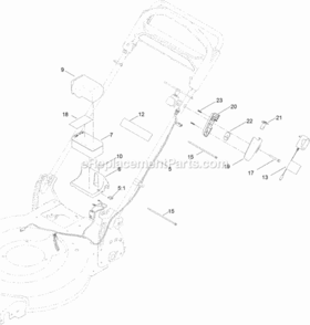 Electical_Assembly Diagram and Parts List for 20334 314200001 - 314999999 Toro Lawn Mower
