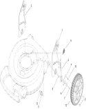 Rear Axle and Wheel Assembly Diagram and Parts List for 20331 290000001-290999999 - 2009 Toro Lawn Mower