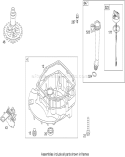 Crankcase Cover and Sump Assembly Diagram and Parts List for 20350 290000001-290999999 - 2009 Toro Lawn Mower