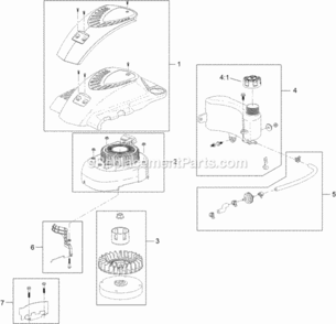 Part Location Diagram of 119-1914 Toro FUEL CAP KIT